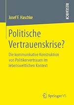 Télécharger le livre :  Politische Vertrauenskrise?