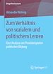 Télécharger le livre :  Zum Verhältnis von sozialem und politischem Lernen