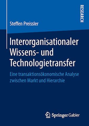 Téléchargez le livre :  Interorganisationaler Wissens- und Technologietransfer