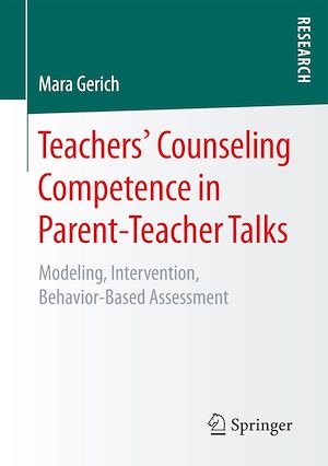 Téléchargez le livre :  Teachers‘ Counseling Competence in Parent-Teacher Talks
