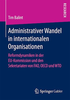 Téléchargez le livre :  Administrativer Wandel in internationalen Organisationen