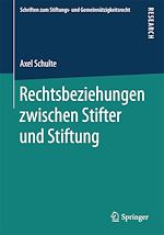 Télécharger le livre :  Rechtsbeziehungen zwischen Stifter und Stiftung