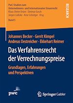 Télécharger le livre :  Das Verfahrensrecht der Verrechnungspreise