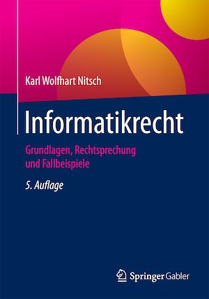 Téléchargez le livre :  Informatikrecht