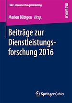 Télécharger le livre :  Beiträge zur Dienstleistungsforschung 2016