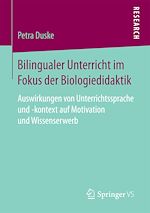Télécharger le livre :  Bilingualer Unterricht im Fokus der Biologiedidaktik
