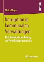 Télécharger le livre :  Korruption in kommunalen Verwaltungen