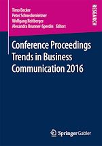 Télécharger le livre :  Conference Proceedings Trends in Business Communication 2016
