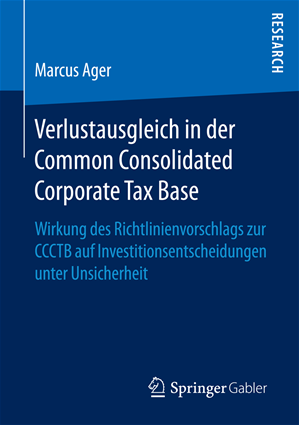Téléchargez le livre :  Verlustausgleich in der Common Consolidated Corporate Tax Base