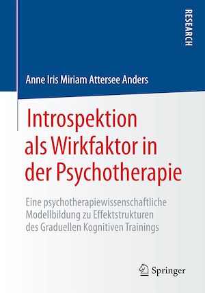 Téléchargez le livre :  Introspektion als Wirkfaktor in der Psychotherapie