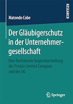 Télécharger le livre :  Der Gläubigerschutz in der Unternehmergesellschaft