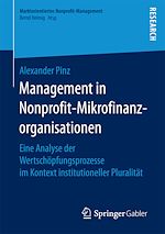 Télécharger le livre :  Management in Nonprofit-Mikrofinanzorganisationen