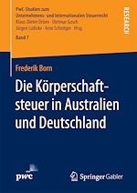 Télécharger le livre :  Die Körperschaftsteuer in Australien und Deutschland