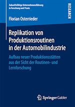 Télécharger le livre :  Replikation von Produktionsroutinen in der Automobilindustrie
