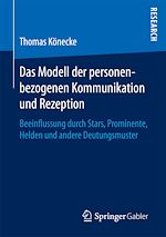Télécharger le livre :  Das Modell der personenbezogenen Kommunikation und Rezeption