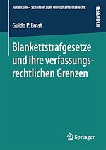 Télécharger le livre :  Blankettstrafgesetze und ihre verfassungsrechtlichen Grenzen