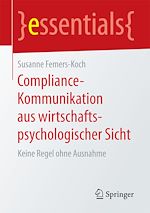 Télécharger le livre :  Compliance-Kommunikation aus wirtschaftspsychologischer Sicht