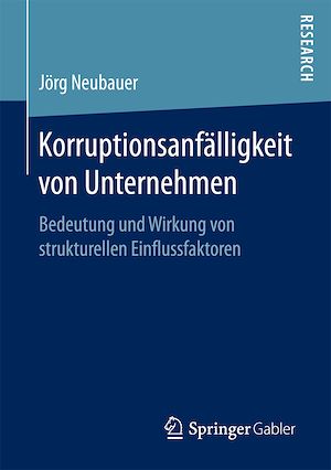 Téléchargez le livre :  Korruptionsanfälligkeit von Unternehmen