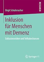 Télécharger le livre :  Inklusion für Menschen mit Demenz