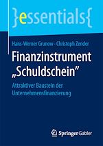 Télécharger le livre :  Finanzinstrument „Schuldschein“