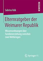 Télécharger le livre :  Elternratgeber der Weimarer Republik