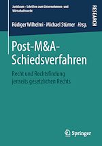 Télécharger le livre :  Post-M&A-Schiedsverfahren