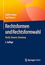 Télécharger le livre :  Rechtsformen und Rechtsformwahl