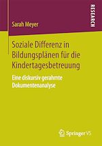 Download this eBook Soziale Differenz in Bildungsplänen für die Kindertagesbetreuung