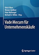 Télécharger le livre :  Vade Mecum für Unternehmenskäufe