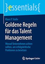 Télécharger le livre :  Goldene Regeln für das Talent Management