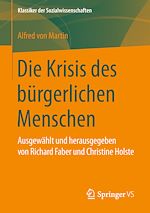 Télécharger le livre :  Die Krisis des bürgerlichen Menschen