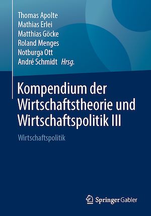 Téléchargez le livre :  Kompendium der Wirtschaftstheorie und Wirtschaftspolitik III