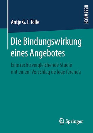 Téléchargez le livre :  Die Bindungswirkung eines Angebotes