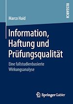 Télécharger le livre :  Information, Haftung und Prüfungsqualität