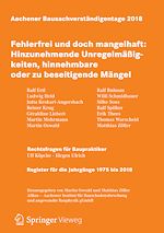 Download this eBook Aachener Bausachverständigentage 2018