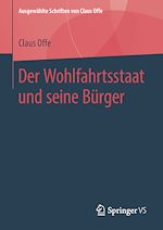 Télécharger le livre :  Der Wohlfahrtsstaat und seine Bürger