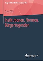 Télécharger le livre :  Institutionen, Normen, Bürgertugenden