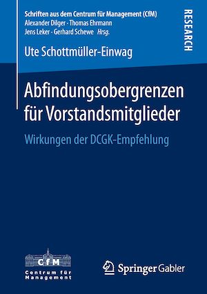 Téléchargez le livre :  Abfindungsobergrenzen für Vorstandsmitglieder