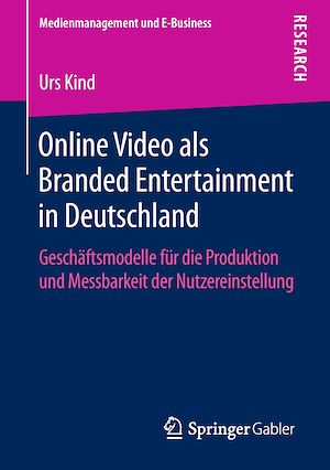 Téléchargez le livre :  Online Video als Branded Entertainment in Deutschland