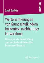 Download this eBook Wertorientierungen von Grundschulkindern im Kontext nachhaltiger Entwicklung