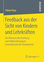 Télécharger le livre :  Feedback aus der Sicht von Kindern und Lehrkräften