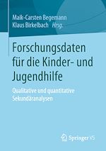Télécharger le livre :  Forschungsdaten für die Kinder- und Jugendhilfe