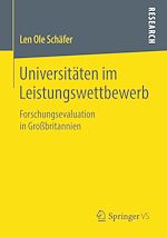 Télécharger le livre :  Universitäten im Leistungswettbewerb