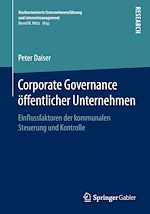 Télécharger le livre :  Corporate Governance öffentlicher Unternehmen
