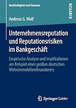 Télécharger le livre :  Unternehmensreputation und Reputationsrisiken im Bankgeschäft