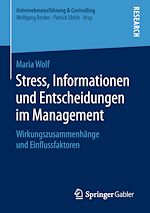 Télécharger le livre :  Stress, Informationen und Entscheidungen im Management
