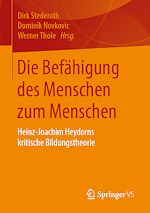 Télécharger le livre :  Die Befähigung des Menschen zum Menschen