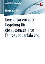 Download this eBook Komfortorientierte Regelung für die automatisierte Fahrzeugquerführung