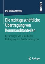 Télécharger le livre :  Die rechtsgeschäftliche Übertragung von Kommanditanteilen