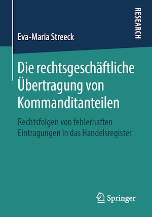 Téléchargez le livre :  Die rechtsgeschäftliche Übertragung von Kommanditanteilen